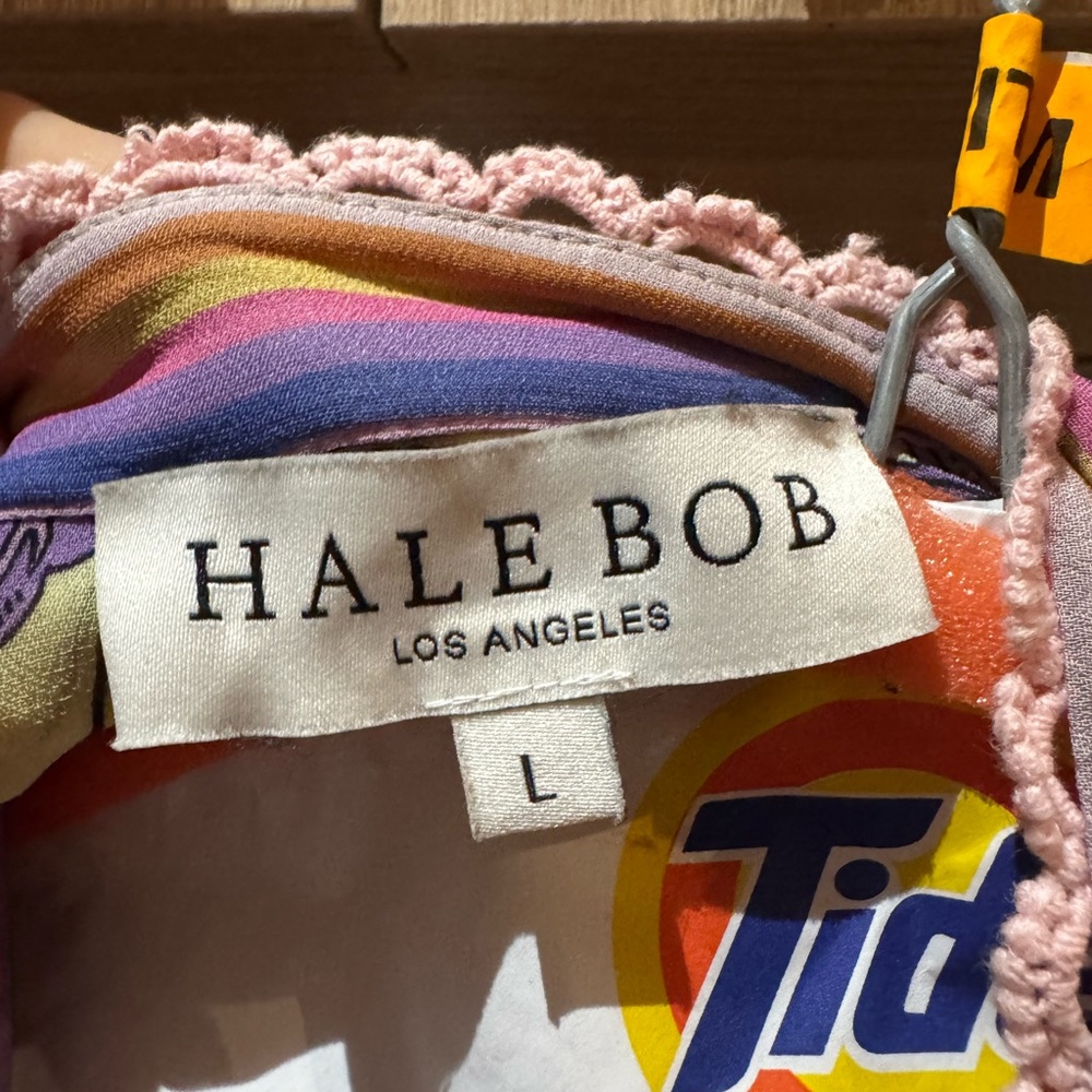 Hale Bob Multicolor Dress with Pink and Purple - Picture 3 of 3